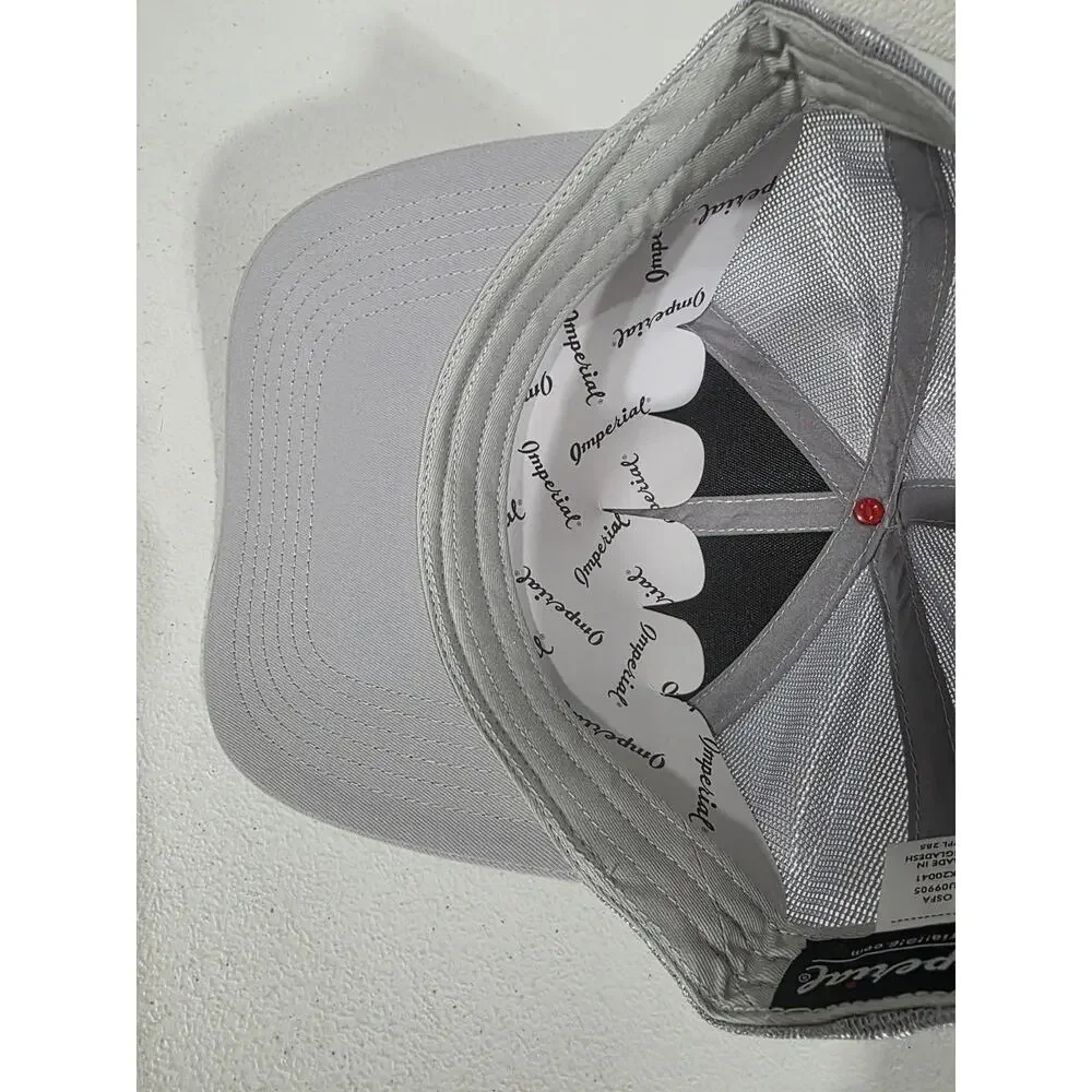 Imperial Golf Hat Snapback Gray AJGA American Junior Golf One Size Rope